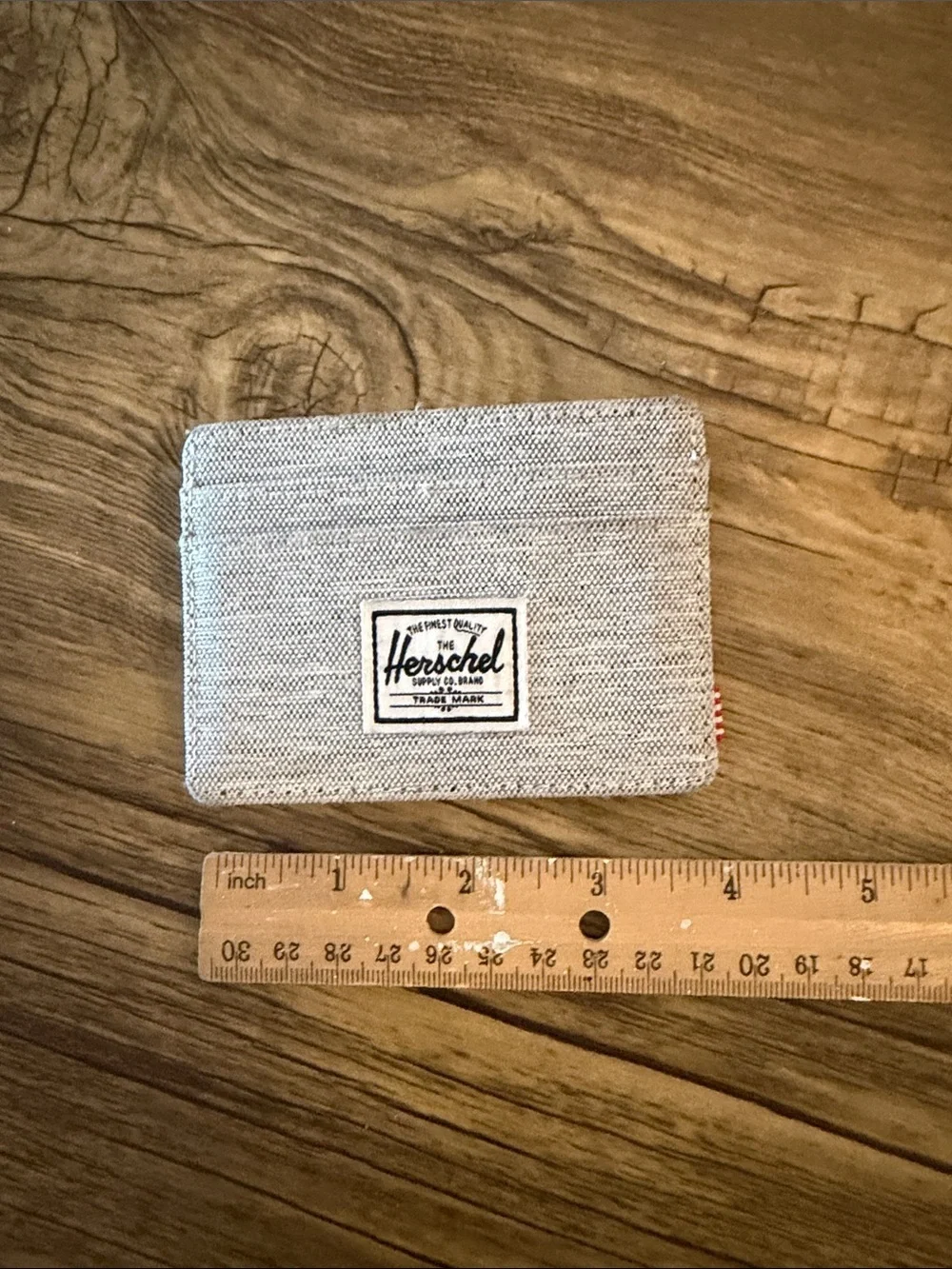 Herschel Supply Company Light Gray Wallet (Like New)